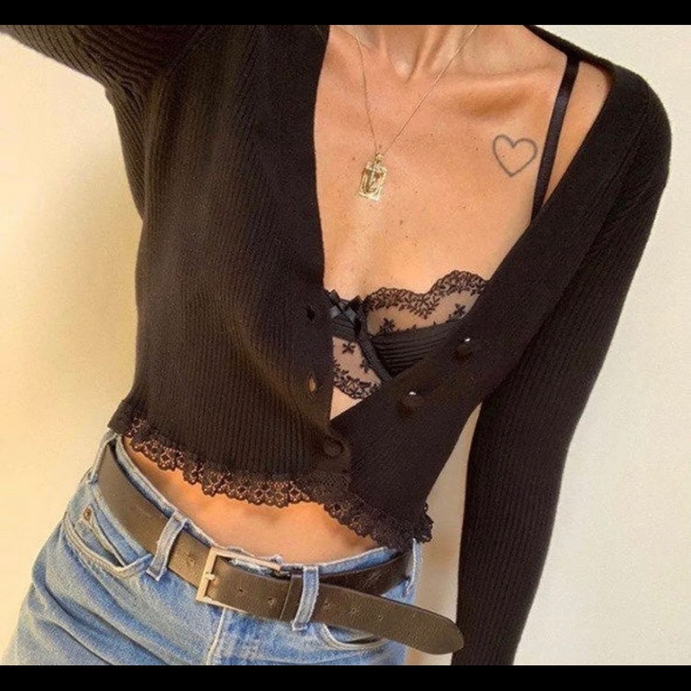 FOR LOVE & LEMONS Laurel Pintuck Underwire Bra